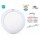 Downlight panel LED Redondo 230mm 18W, 15W ó 10W CCT seleccionable, Corte ajustable con sensor de movimiento y crepuscular